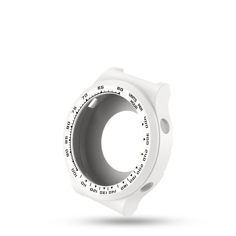 Premium Silicone Strap and Bezel Protector for Smartwatches - 46mm Watch Band Cover