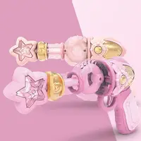 Girls Toy Gun Pink Magic Gun Electric Model Rotate with Sounds Light Cannot Shoot for Baby Kids Birthday Gifts 1