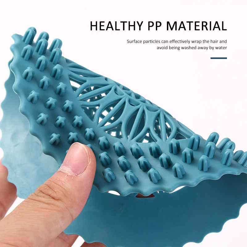 Bouchon De Cheveux Carré En Silicone Réglable Pour Salle De