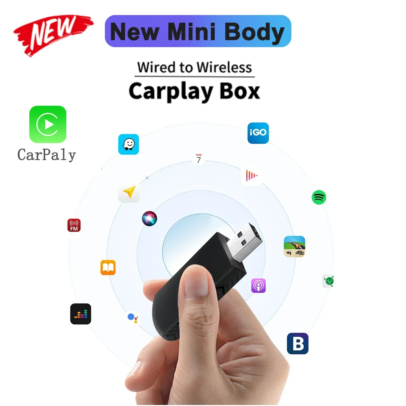Per Apple Carplay Adattatore Wireless Car Wired Carplay A Wireless Carplay Usb Dongle Plug And Play Ai Box