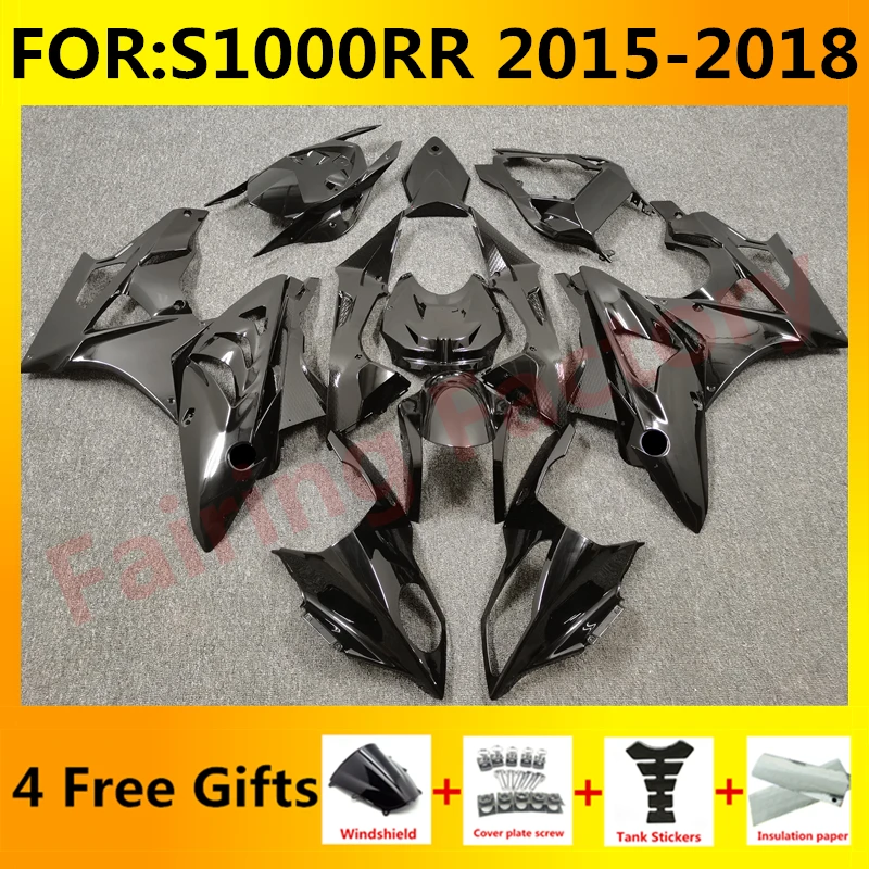 Nuovo Kit Carenature Complete Moto Abs Adatto Per S1000Rr S 1000 Rr S1000 Rr 2015 2016 2017 2018 Kit Carenatura Carrozzeria Nero