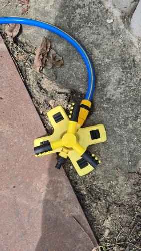 360 Degree Automatic Rotating Water pipe set Garden Lawn Sprinkler Yard Large Area Coverage Watering Irrigation Spraye photo review