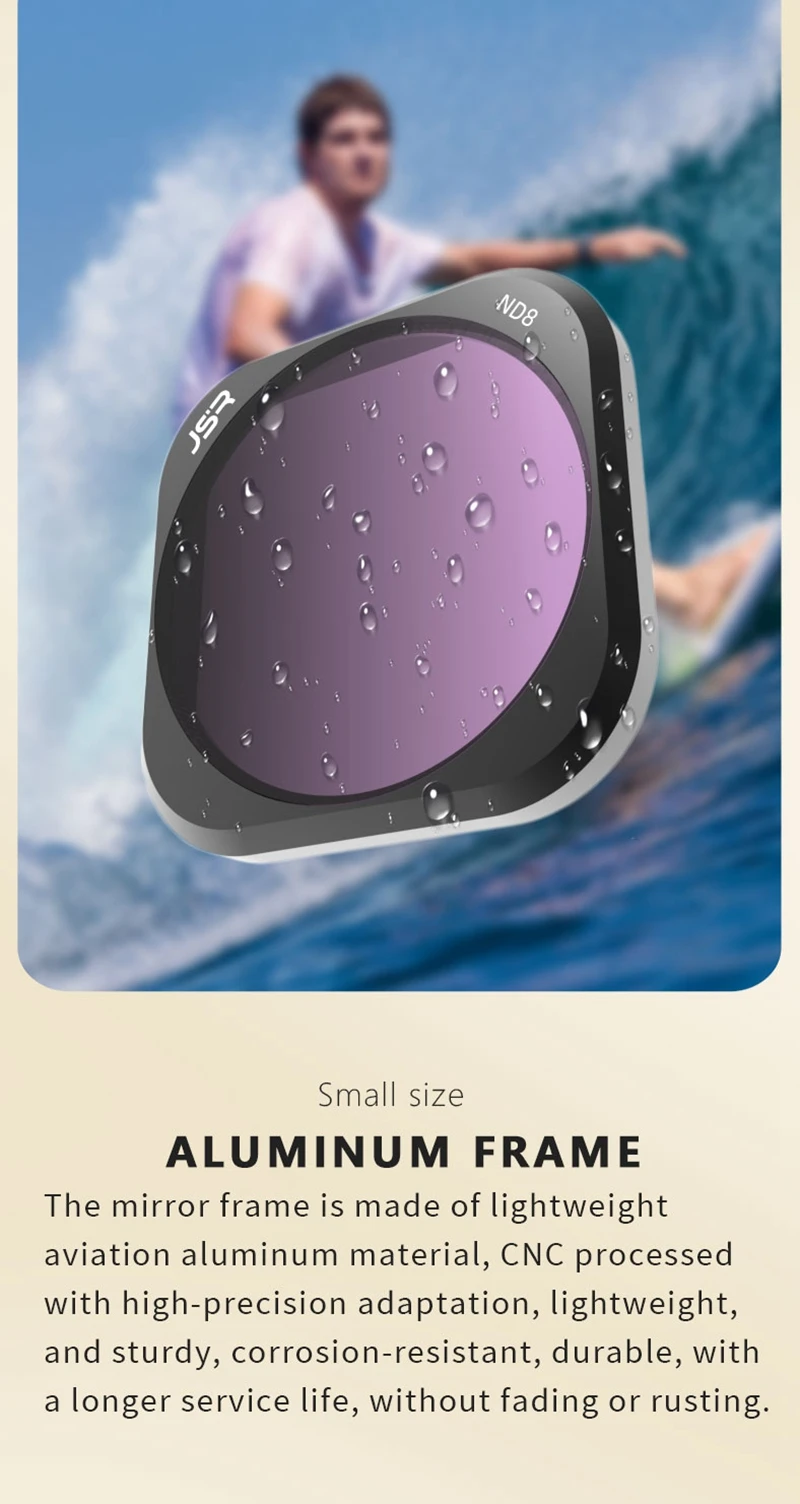 Description Picture 6 of itemFor Insta360 Ace/Ace Pro 1/2 Panorama Sports Camera Lens Filter UV CPL ND Filter ND8/16/32/64PL Night/Star/Macro 10X Accessories