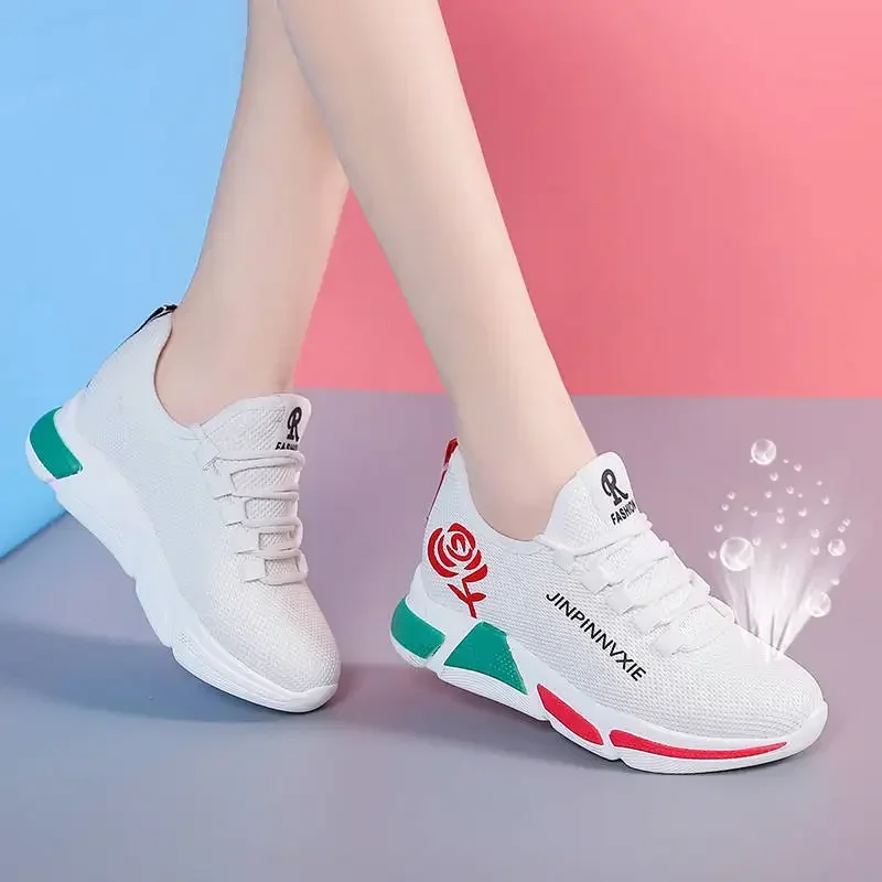Women's ShoesAutumn New Sneakers, Casual Shoes, Comfortable Travel Shoes, Lightweight Soft Soles, Running Shoes, Mom Shoes