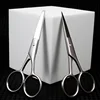 Stainless Steel Round Head Nose Hair Scissors Makeup Eyebrows Small Scissors Beard Scissors Beauty Tools Makeup Tools 1