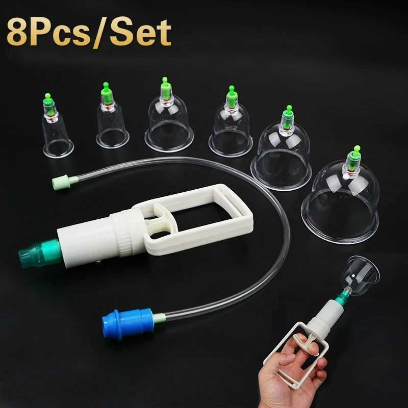 Medical Jar Vacuum Cupping Cans Cellulite Suction Cup Suction Cups Body Therapy Massage Cans Anti Cellulite Health Care