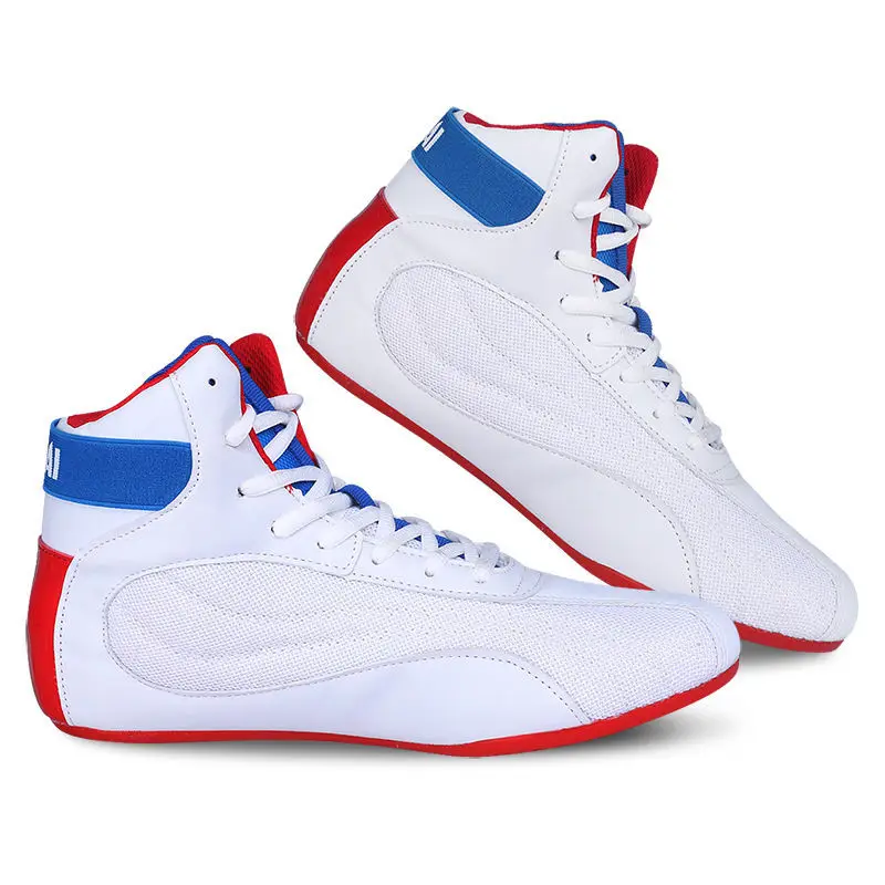 New Men's Boxing and Wrestling Fighter Shoes Men's Fitness Comfort Matching Training Boxing and Wrestling Boots Shoes