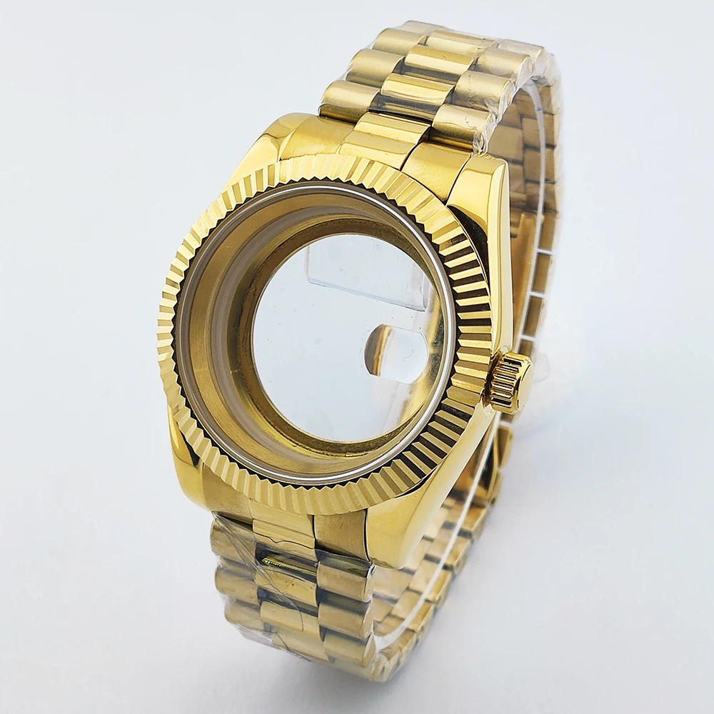 Sapphire Glass 904L Stainless Steel Watch Case - Waterproof with 29mm Dial