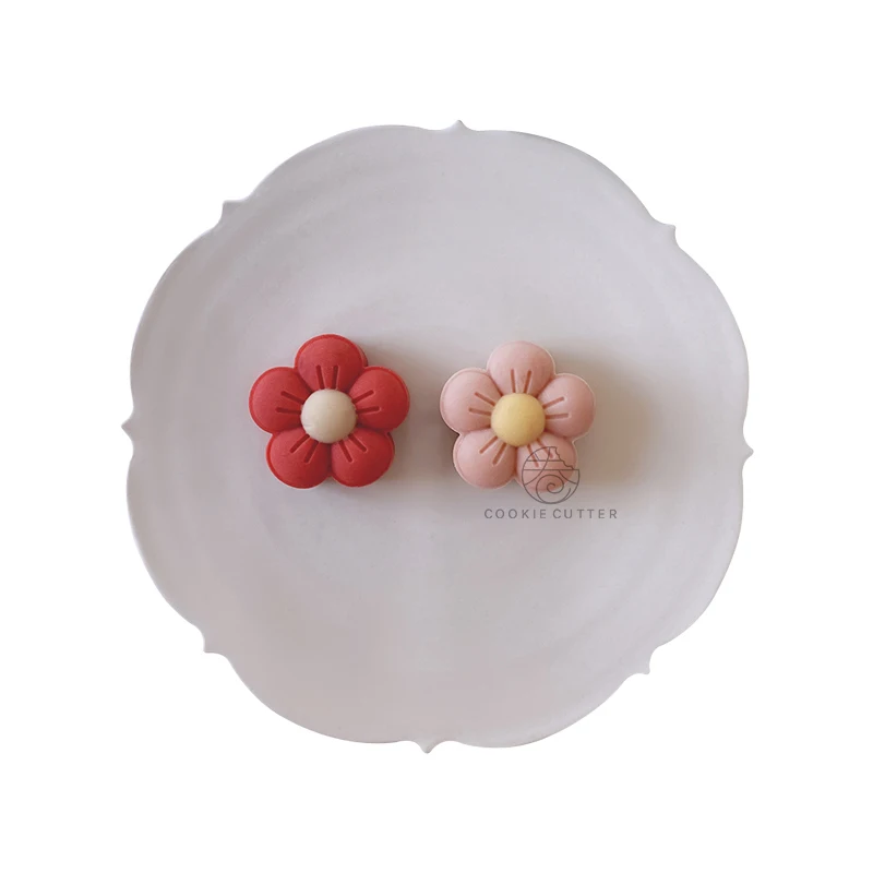 Description Picture 6 of item20g/50g Flower Shape Mooncake Mold Hand Pressure Mold Plunger Pastry Dessert Deocration Tools Baking Accessories ABS Plastic