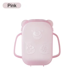 Mess - Free Toddler Snack Pouch Holder (Pink)