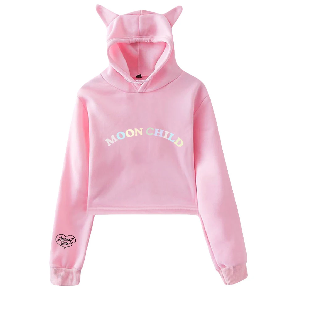 BSLNXNMA LaurenzSide 2D print Cat Hoodies for Women summer trendy Hoodies Sweatshirt Sexy cat hooded