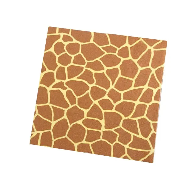 20 Serviettes + 20 Assiettes Imprimé Léopard – Décoration Safari Jungle Pour Anniversaire, Fête, Pique-nique