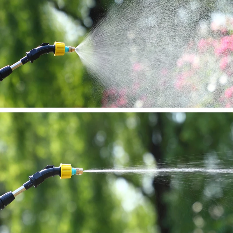 Automatic Electric Watering Sprayer Automatic Watering Spray Gun with 3/5/8M Water Pipe Garden Plant Mister Sprayer Irrigation 4