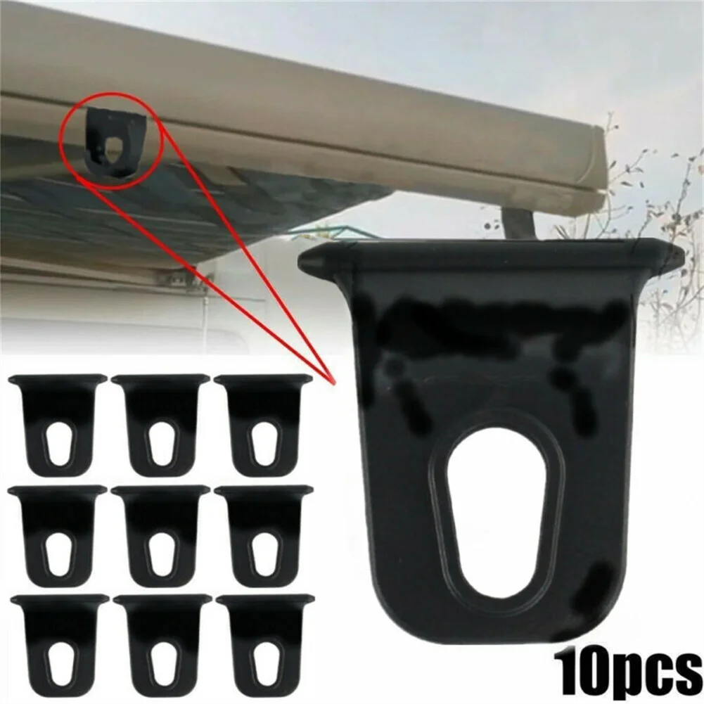 

10x Universal Awning Clothes Hook Racks For RV, Camper, Caravan Party Light Holder RV Awnning Hook Accessories