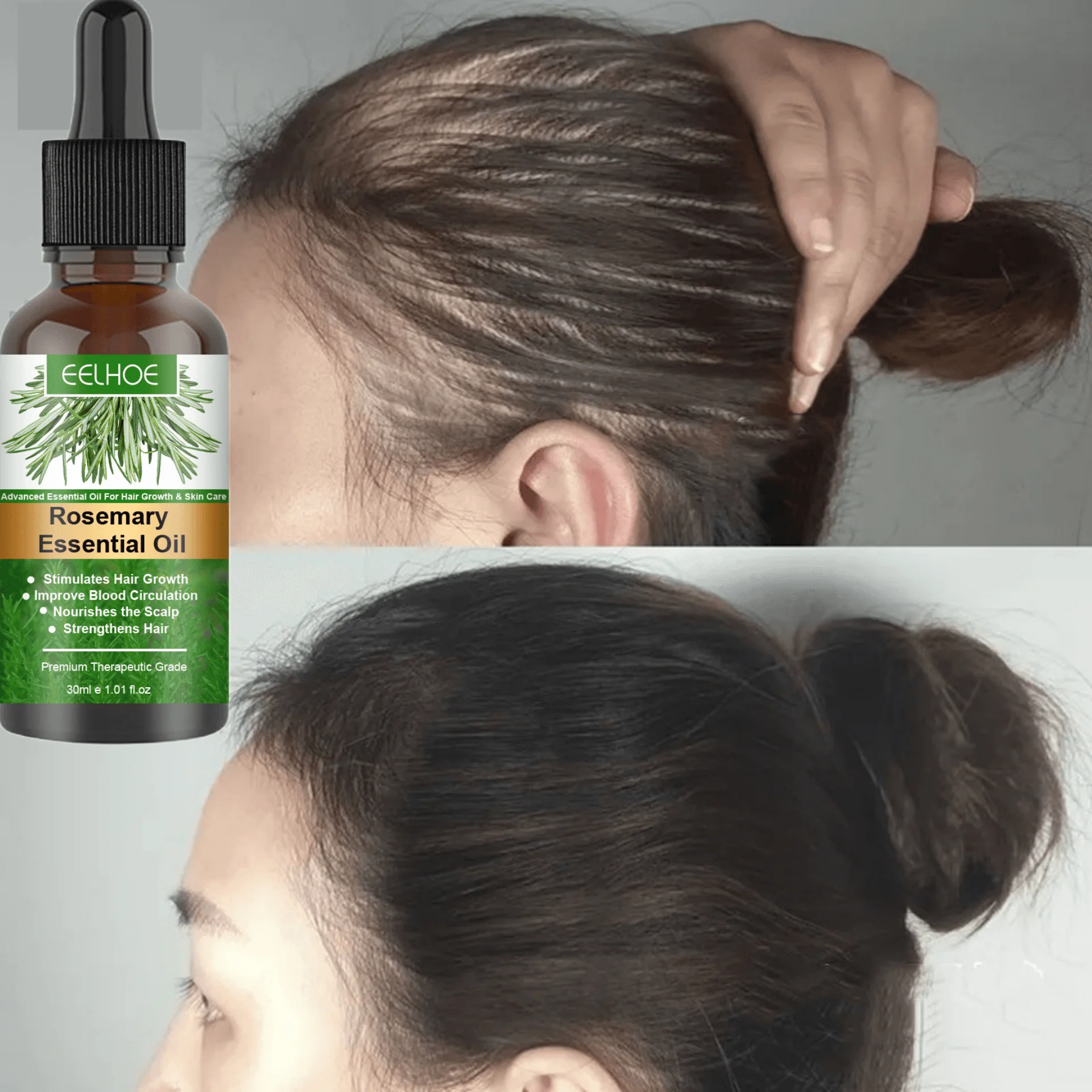 Rosemary Hair Growth Essential Oil Anti Hair Loss Fast Growing Germinal