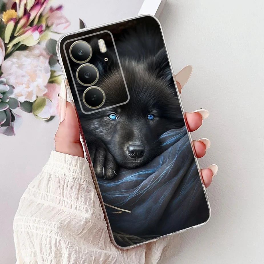 Stylish Painted Soft Silicone Phone Case - Back Cover Bags for Smartphone Protection
