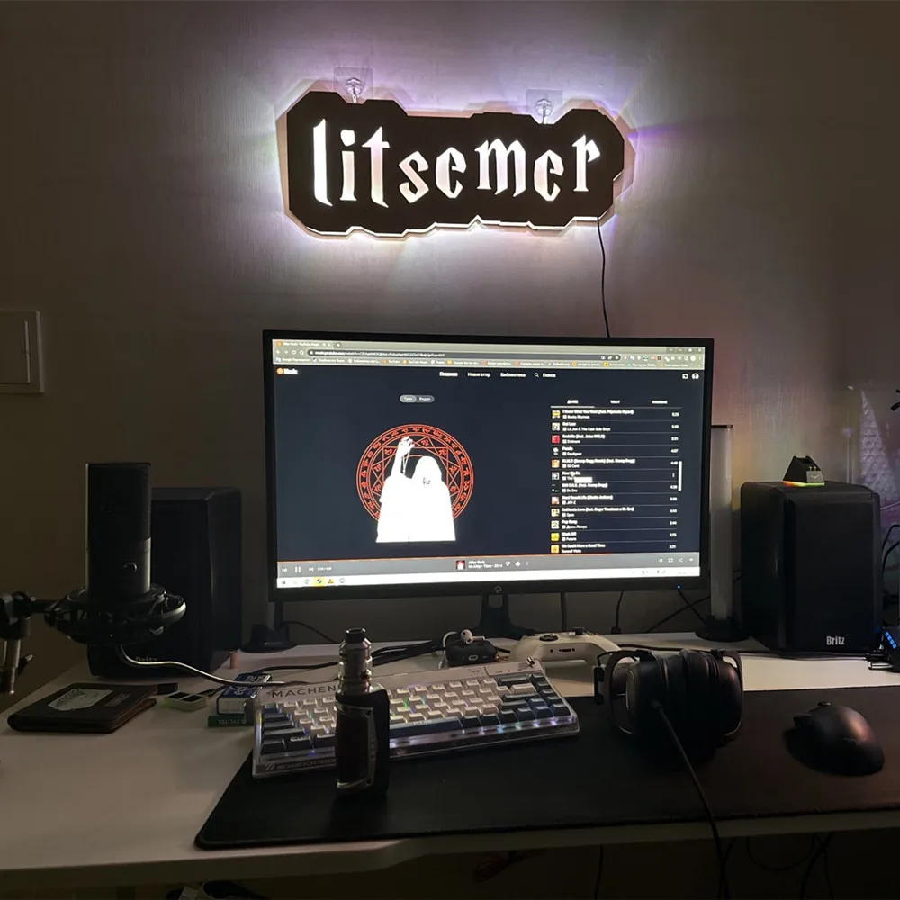 Personalized Custom LED Wall Lamp Colorful Neon Sign Light for Home Gaming Room Bedroom Decoration