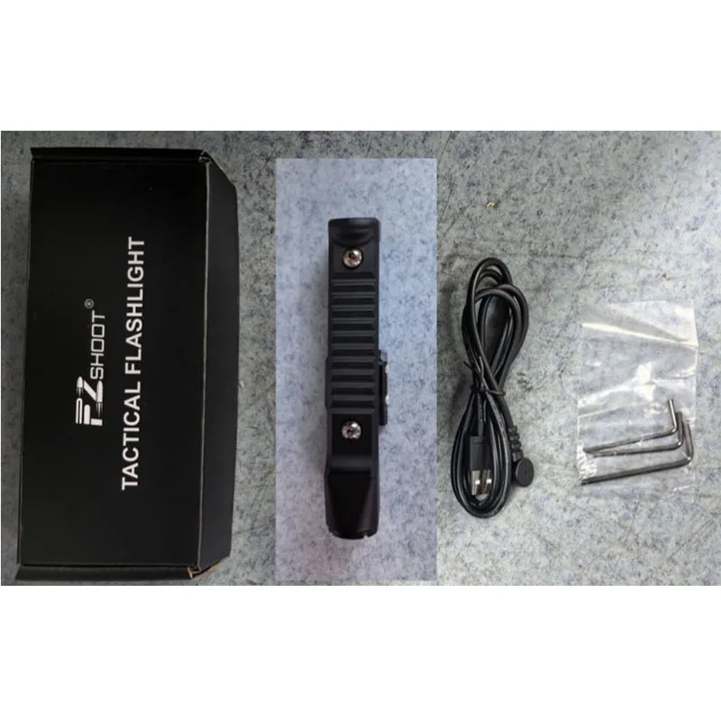 Tactical Flashlight For Rifle with Strobe and Constant Mode High Power EZshoot Long Range Shock Resistant Hunting