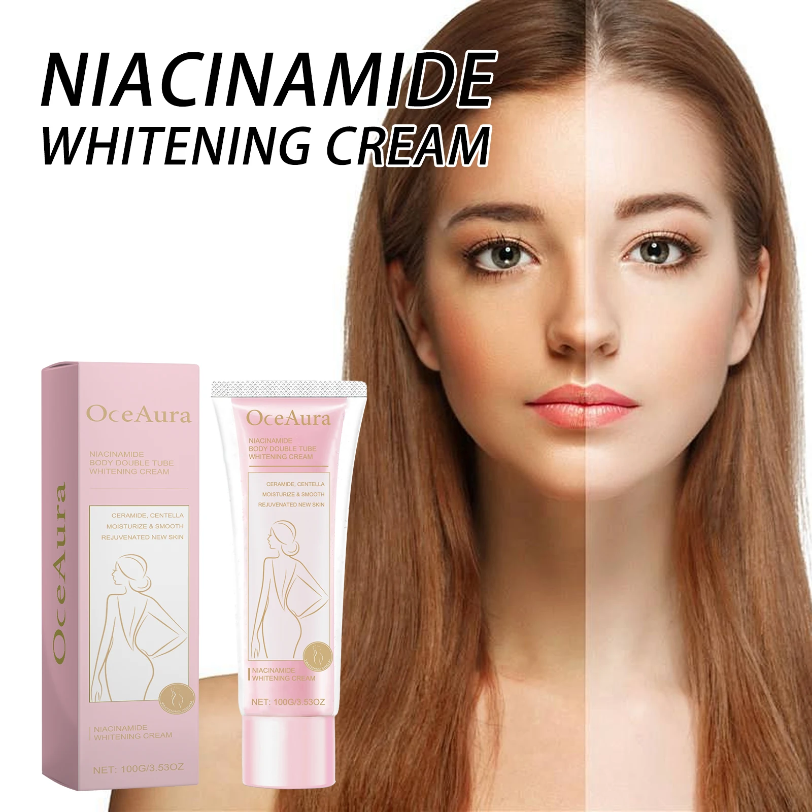 OceAura Moisturizing Cream Replenishes Moisturizes Smooths the Skin Repairing Dullness and  Face, Body and Hand Cream 3.5Oz 2