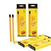 12pcs/Box HB 2B Log Pencil,Thickened Triangle,With Pencil Sharpener,Student Supplies Stationery 6700 1
