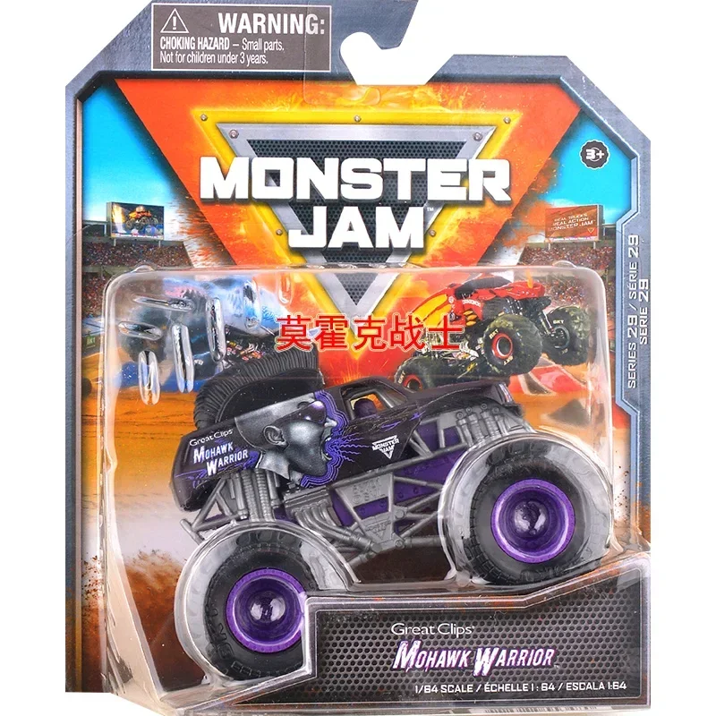 Camión de juguete de aleación fundida a escala 1:64 Monster Mutt Jam Grave Digger Monster Truck para niños todoterreno