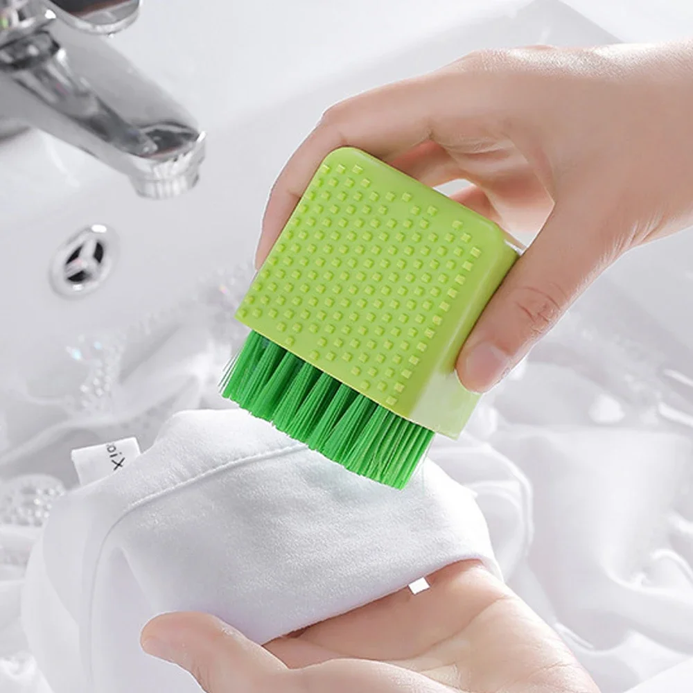 

1 Piece Silicone Cleaning Brush Kitchen Gadgets For Washing Pincel Dish Bowl Brushes Clothes Cleaner Tools