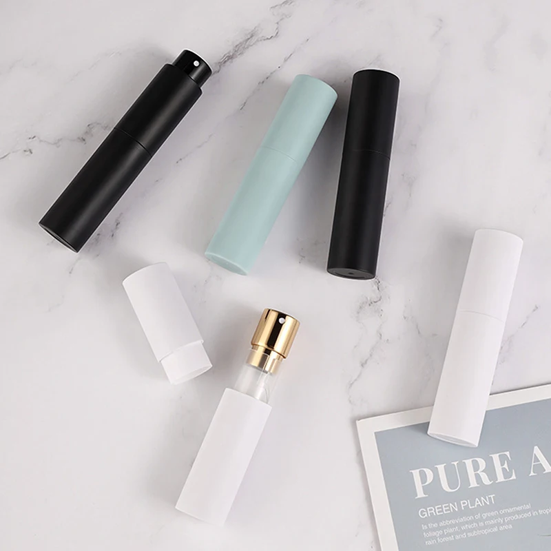 

1PC 10ml Small Glass Perfume Bottling Atomizer Portable Liquid Container For Cosmetics Bottle Refillable For Traveling