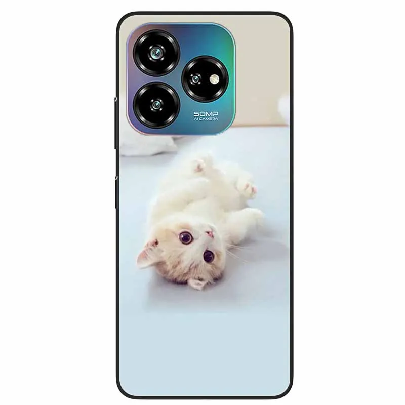 ZTE Blade V60 Design Black Soft TPU Silicone Back Cover - Sleek Protective Phone Case