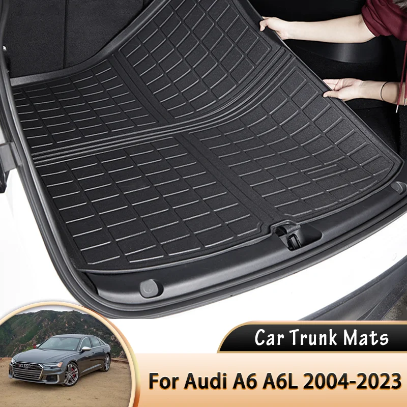 for Audi A6 A6L C6 C7 C8 20042023 Upgrade EVA Storage Box Pad Rear