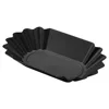 Reusable Plastic Coffee Beans Tray 300ml Black Serving Tray Plate Sample Display Tray Weighing Coffee Bean 4