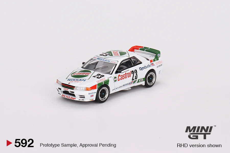 

MINIGT 64 Nissan Skyline GT-R (R32) Gr. Коллекция моделей спортивных автомобилей литых под давлением из металлического сплава A #23 1990