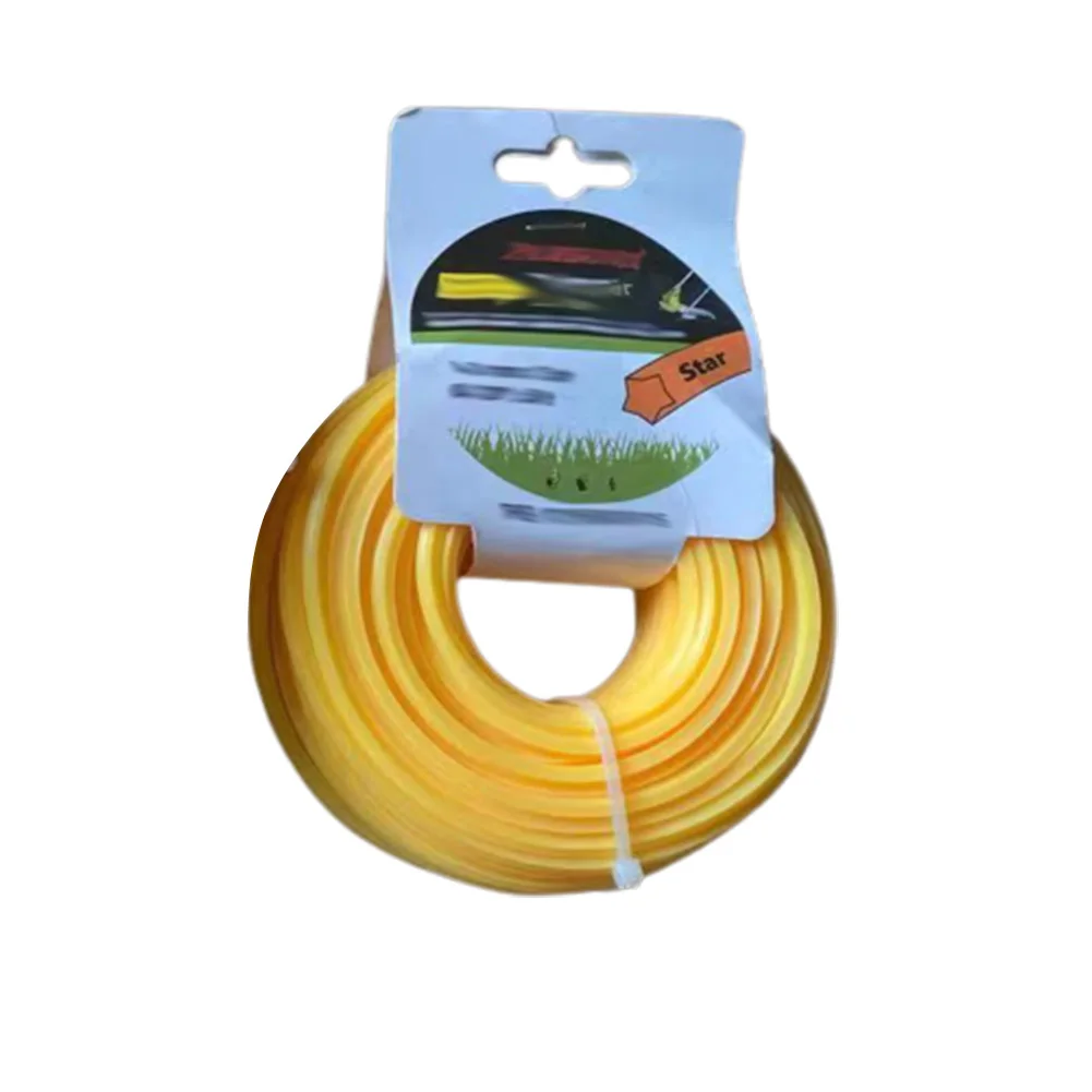 

3mm Nylon Grass Trimmer Line Strimmer Line 15m For Petrol Strimmer Wire Cord Brush Cutter Line Lawn Mower Accessories