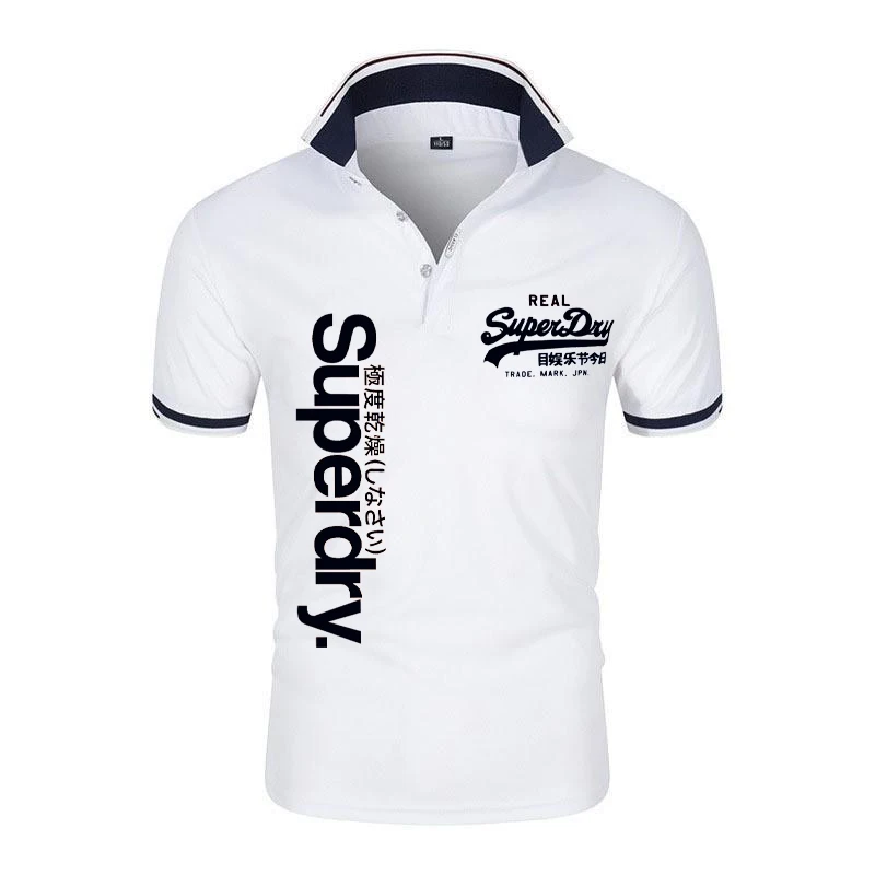 Polo Shirt for Men Summer Lapel Anti-pillin Printing Short Sleeve Casual Business Fashion Slim Fit polo shirt,mens golf shirts