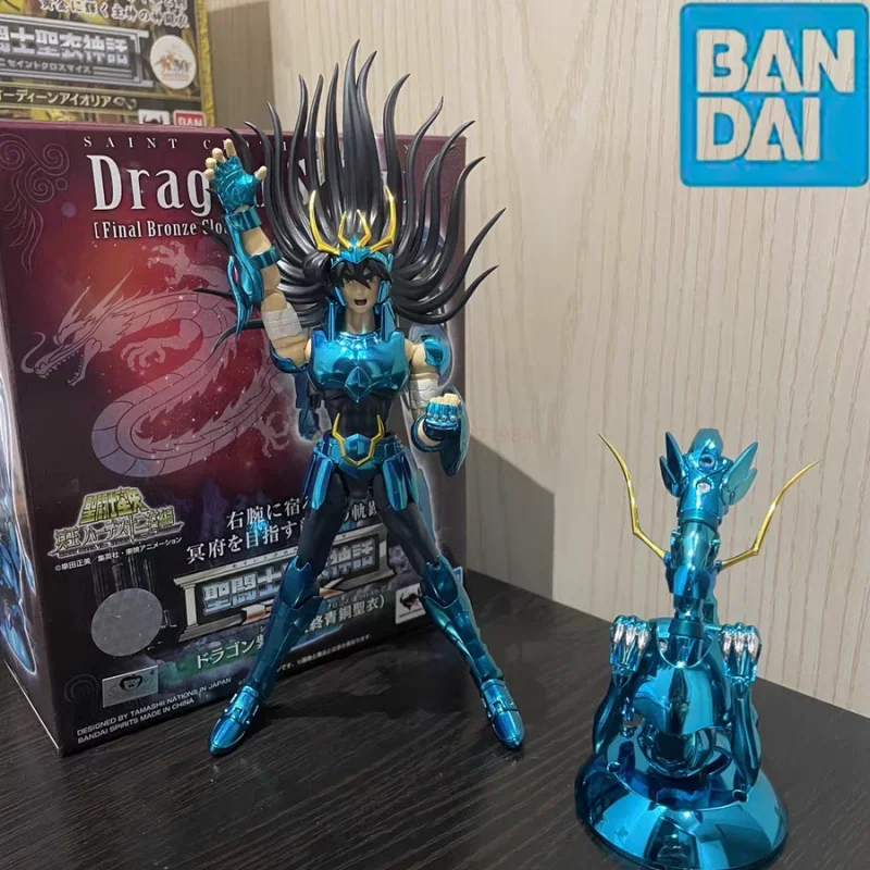 Original Saint Seiya Myth Cloth Ex Final Bronze Dragon Draco Shiryu V3 Ex Metal Armor 17Cm Action Figure Collection Model Toys