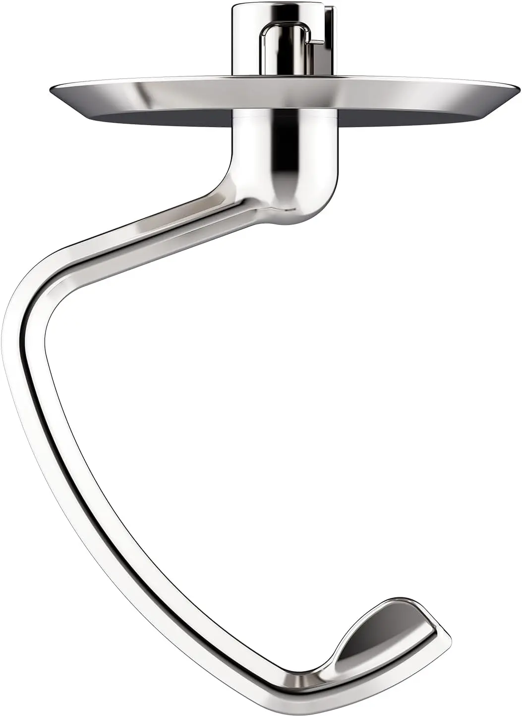 Polished Stainless Steel Dough Hook for Kitchenaid Stand Mixer, Fits 4.5-5Qt Tilt-Head Stand Mixer with Kitchenaid Dough Hook