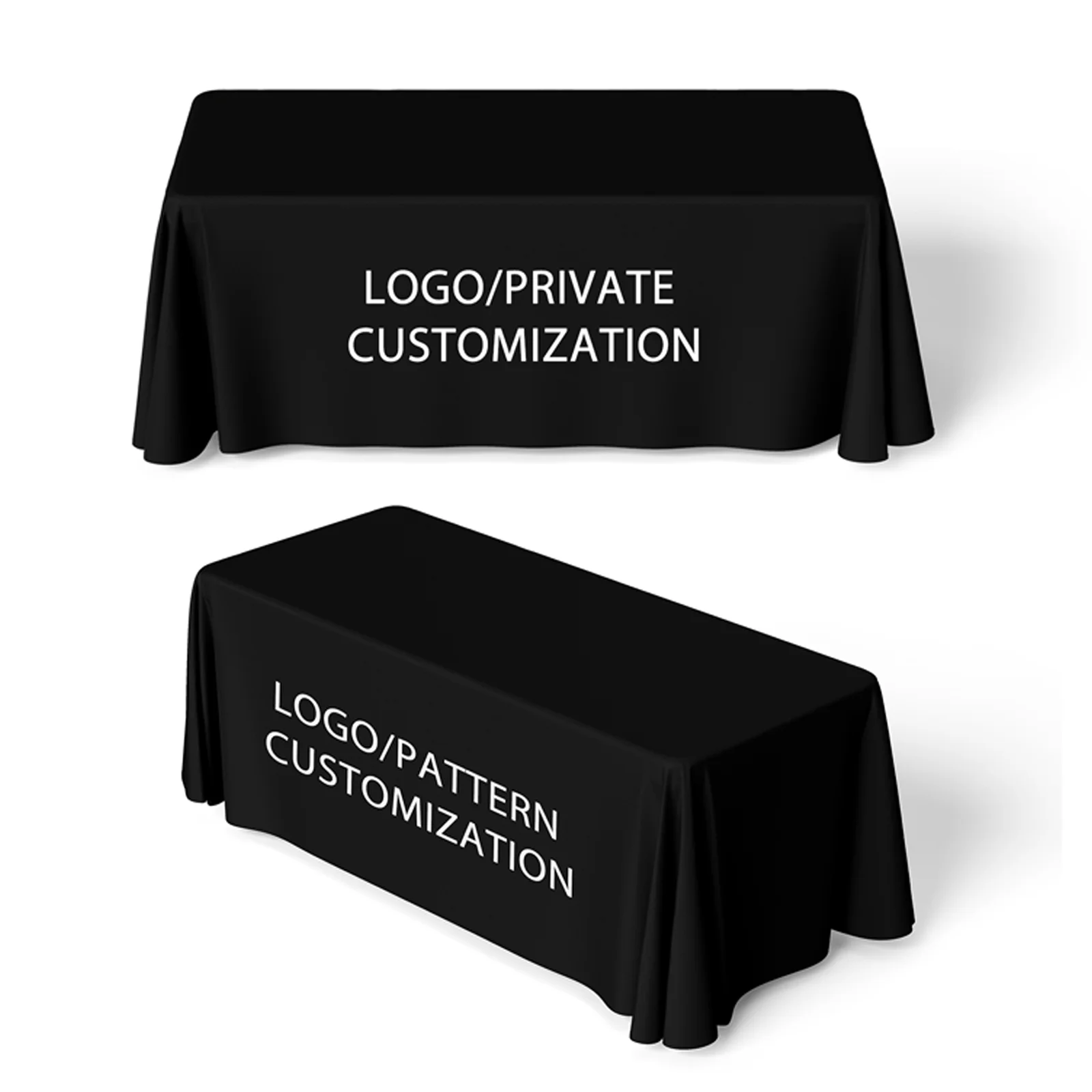 custom tablecloths logo 4FT/6FT/8FT Kitchen Tablecloth Fitted, Washable ...