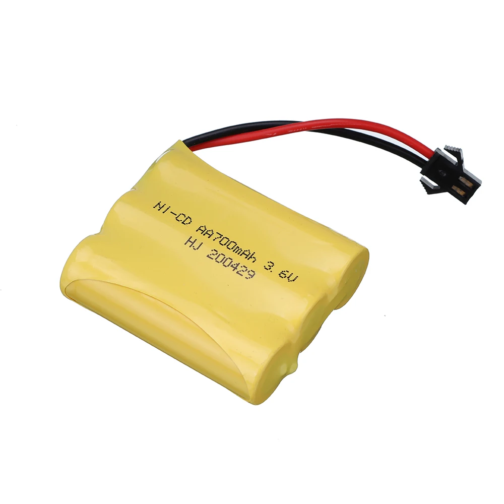 Фото NI-CD 3,6 V 700 mah AA Аккумуляторная батарея для RC car поезда грузовиков танков лодок электрических игрушек запасная батарея 3,6 v 700 mah nicd №4