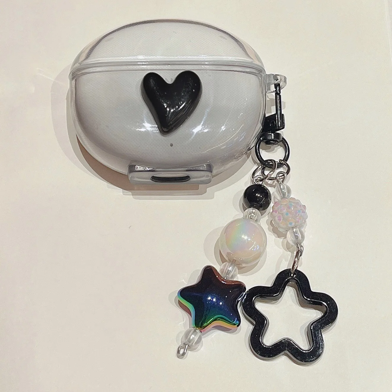 Cartoon Headphone Case with Keyring - Soft TPU Protective Cover