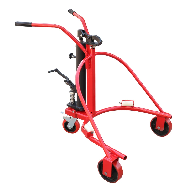 

low cost manual oil drum carrier factory direct sell oil drum truck