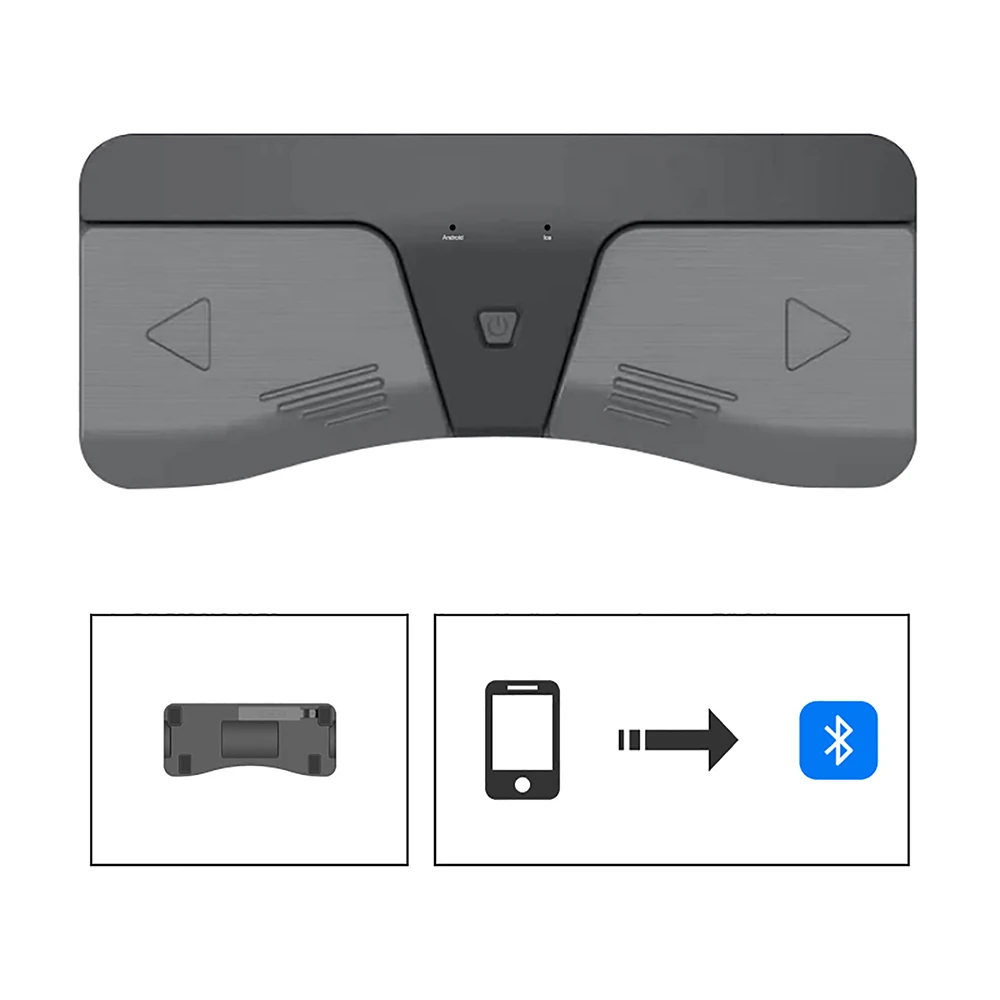 Pedale Gira Pagine Bluetooth LEKATO – Ricaricabile E Silenzioso Per Spartiti E Smartphone