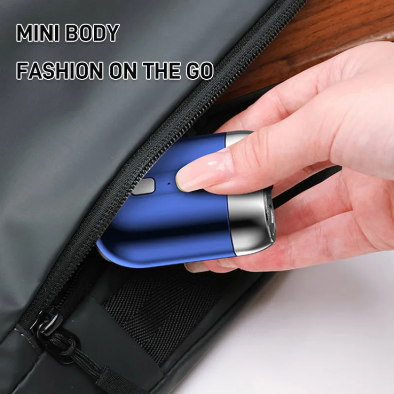 휴대용 남성용 전기 면도기, USB 충전식 전신 세척 가능, 가정용 방수 여행용 면도기 & 야외용