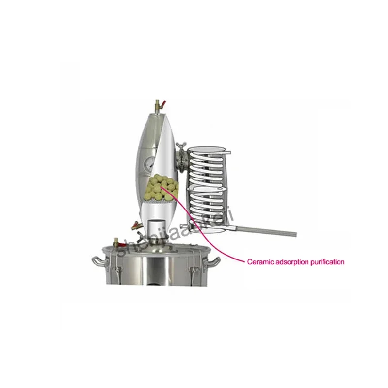 Household Small brewing machine Stainless steel brewers wine distillers Wine brewing equipment Wine making machine  20L/50L 1PC 4