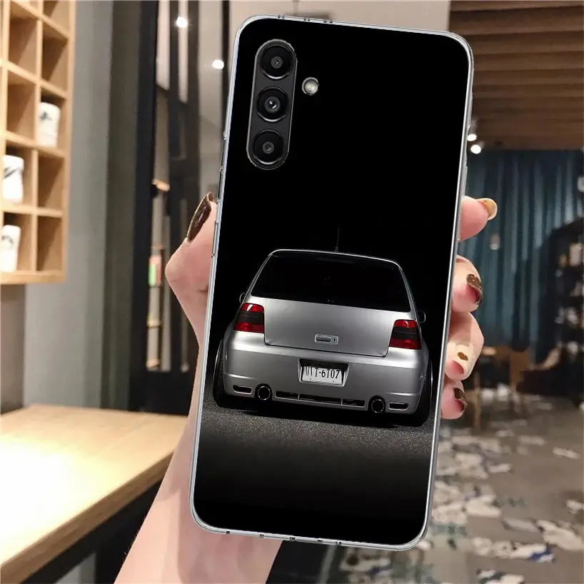 Sleek Golf Car Design Soft Phone Case