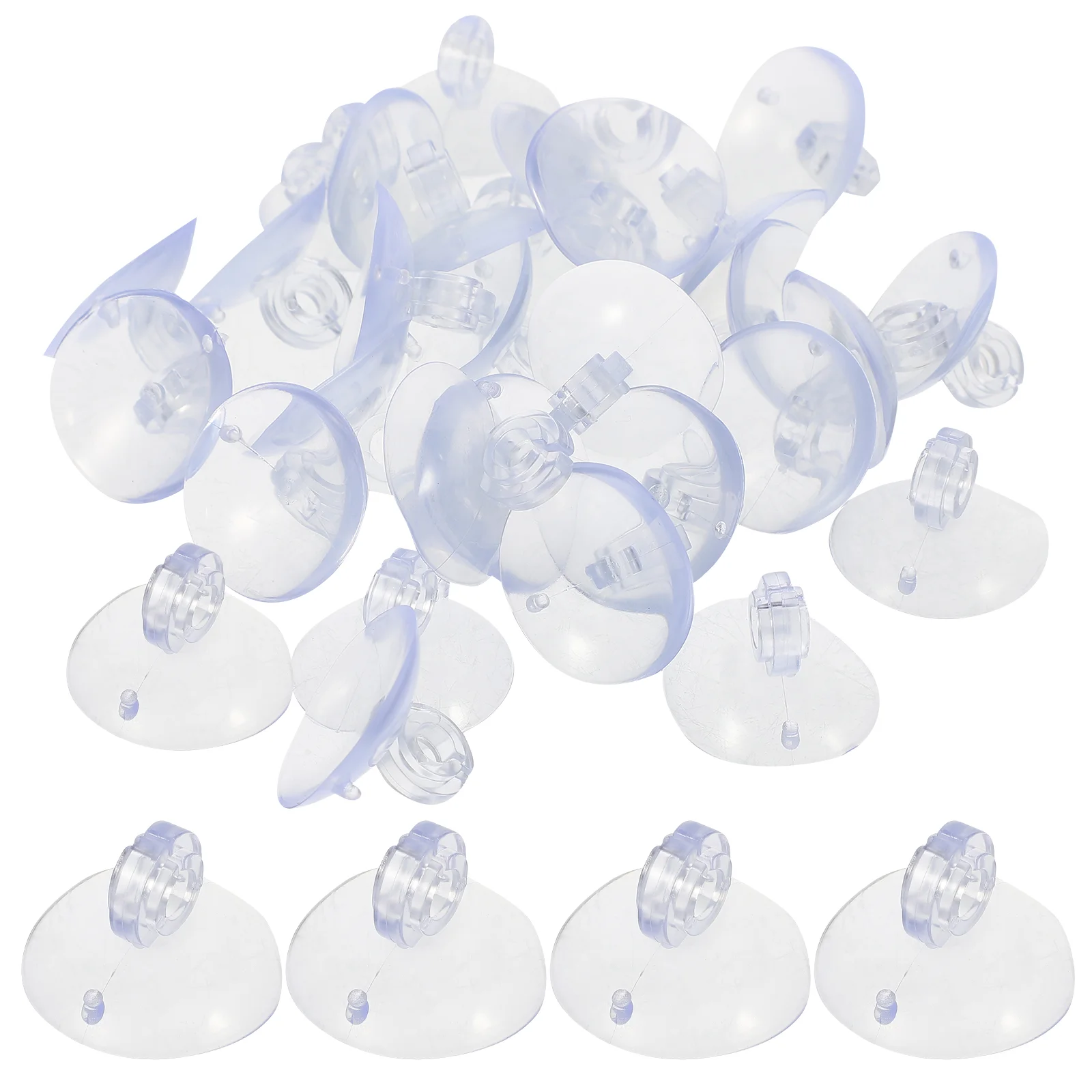 Mini Suction Cup Christmas Light Clips Hanging Wall Rope Lights Indoor Outdoor Lighting Outdoor Hooks Plastic Decor 200 Pcs