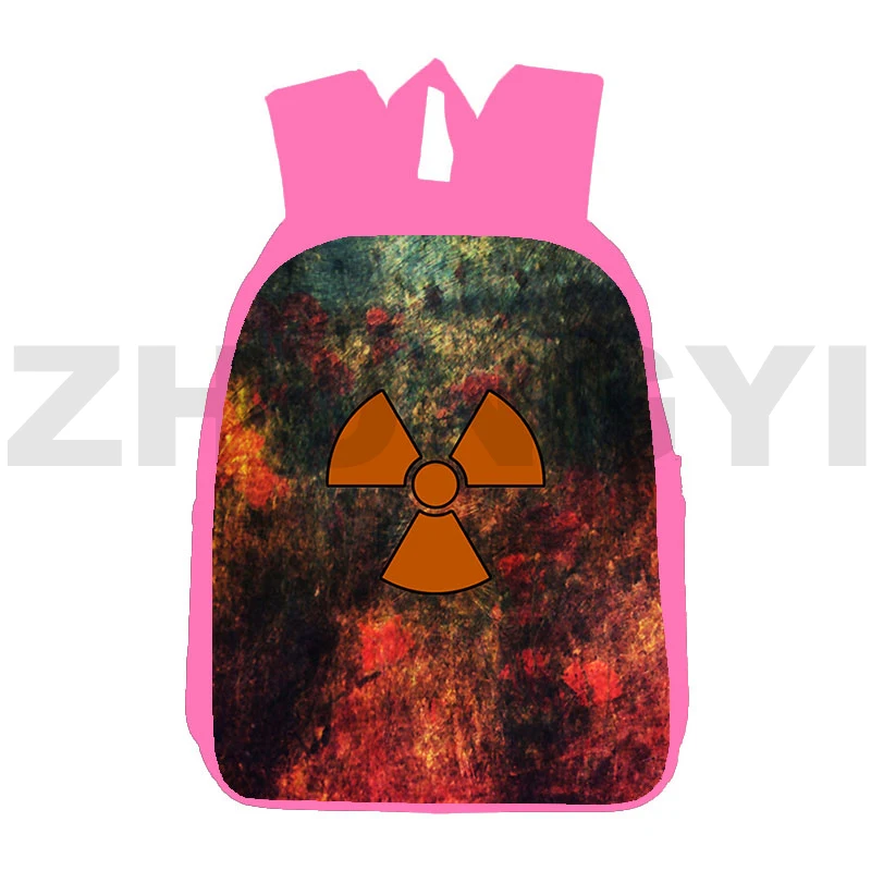 

3D Anime Game Stalker 2 Heart of Gun Bag S.T.A.L.K.E.R. 2 Backpacks for School Teenagers Girls Pink 12/16 Inch Cartoon Backpack