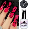 BOZLIN Color Protection Velvet Matte Top Coat 15ML UV Gel Soak Off  Semi-Permanent Varnish Clear Matte Top Base Coat Nail Art 4