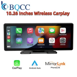 10.26inch Carplay MP5 Player Portable BT Touch Srceen Wireless Carplay Android Auto Car Radio for Apple Or Android Video Stereo