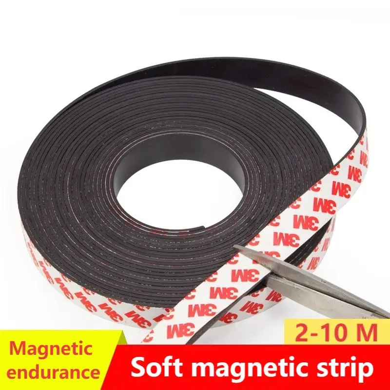 แถบแม่เหล็กอ่อน แถบยาวสามารถตัดได้ตามต้องการ และแม่เหล็กสำหรับการสอนมีแรงแม่เหล็กที่ยาวนาน 1