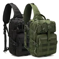 10L Shoulder Bag Hunter Molle Tactical Bag Large Capacity Backpack Travel Pack Crossbody Bag Outdoor Camping Hunting Bag Camo 1