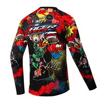 Maillot de descente Motocross VTT vêtements vélo Moto à manches longues sport T-shirt hommes cyclisme maillot vtt chemises course DH 2